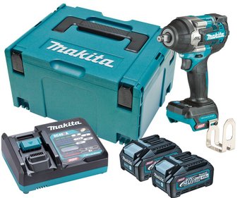 Гайковерт Makita TW007GM201 (40V 2*4,0Ah+DC40RA Кейс MakPac 3)