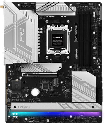 MB ASROCK B850 PRO RS WIFI, Soc-AM5, 4*DDR5, ATX