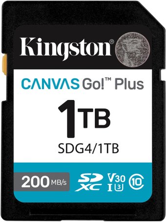 SDXC 1TB Kingston Canvas Go! Plus SDG4/1TB