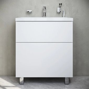 Тумба с умывальником AM.PM Gem M90-FSX0752-WC0752WG