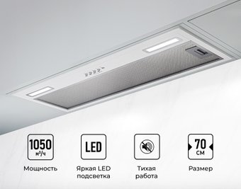 Кухонная вытяжка LEX Hyper 900 WH белый CHAT000163