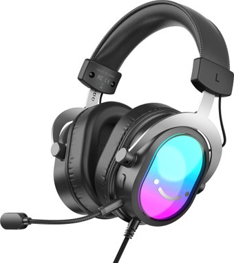 Наушники Fifine H16 7.1, съемный микрофон, Black