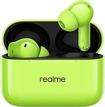 Наушники Realme Buds T200 зеленый 6941764462090