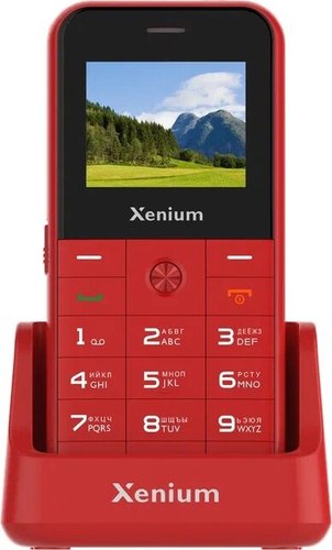 Сотовый телефон XENIUM X718 красный CTX718RD/00