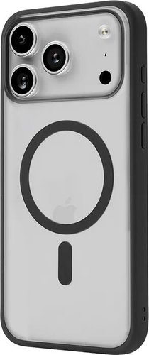 Чехол (клип-кейс) uBear для Apple iPhone 17 Pro Max Cloud Mag Case with MagSafe черный/прозрачный C CS579BL69PMT-I25M