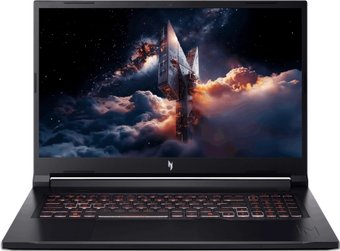 Ноутбук Acer Nitro V 17 AI ANV17-41-R9Q9 AMD Ryzen 7 260/16Gb/SSD1Tb/RTX5060 8Gb/17.3"/IPS/QHD/2560x1440/165Hz/NoOS/Black NH.QYVCD.007