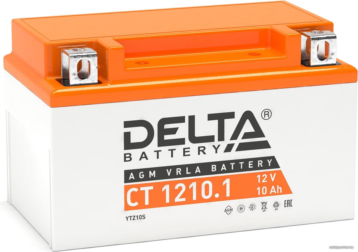 Мотоциклетный аккумулятор Delta CT 1210.1 12В/10Ач