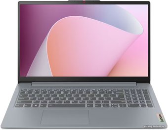 Ноутбук Lenovo 15.6" IPS FHD IdeaPad Slim 3 15AMN8 grey (AMD Ryzen 5 7520U/16Gb/512Gb SSD/VGA int/noOS) 82XQ00JPRK