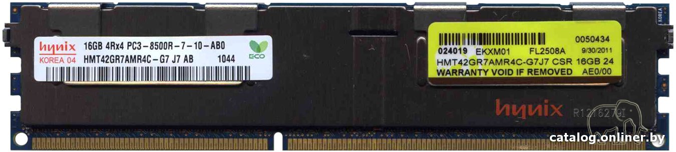 DDR 3 ECC 16384MB PC-8500 1066MHz HP (500666-B21)
