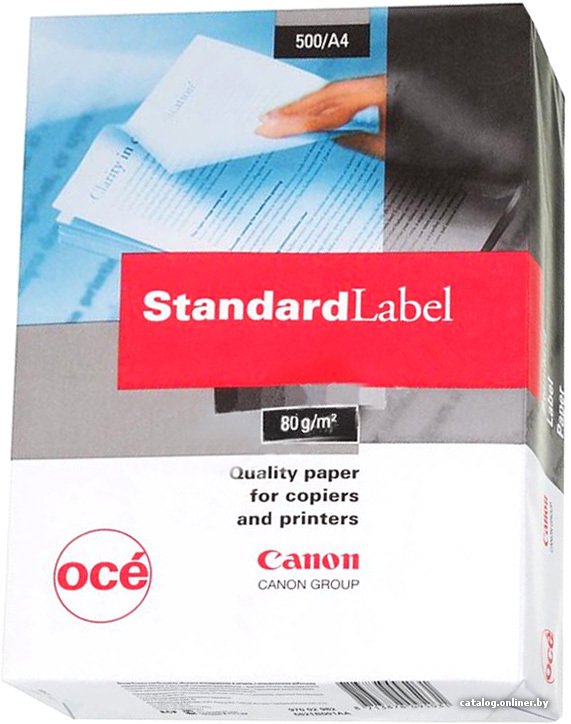 Бумага Canon Yellow/Standard Label A4 80г/м2 500л белый 6821B001