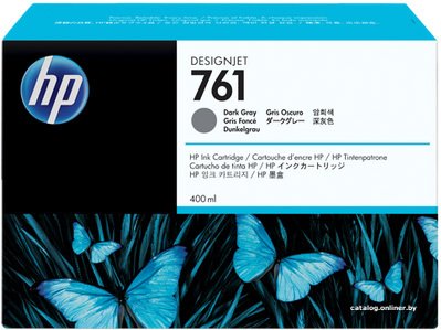 Картридж HP 761 400-ml Dark Gray Designjet Ink Cartridge CM996A
